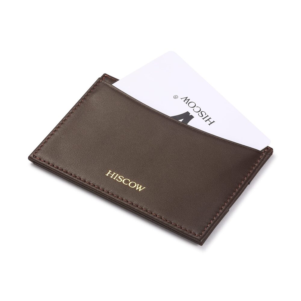1537 Leather Thin Card Holder, Slim ID Case Small Credit Card Wallet &